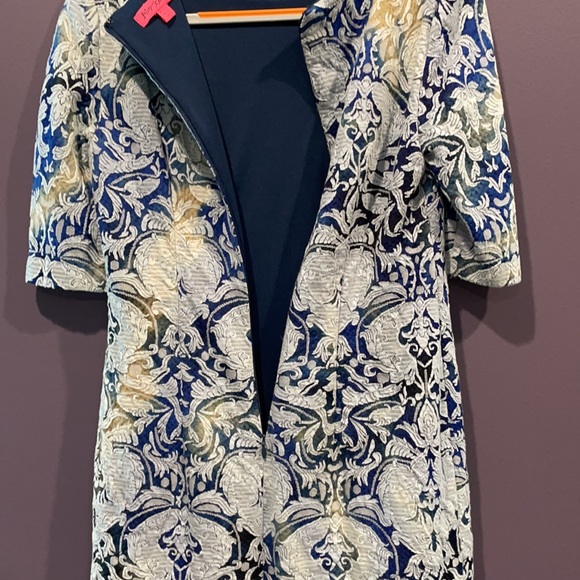 Betsy Johnson Jacquard Fitted Dress - Picture 5 of 7